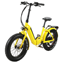 Foldable Fat Electric Bike with Hidden Battery